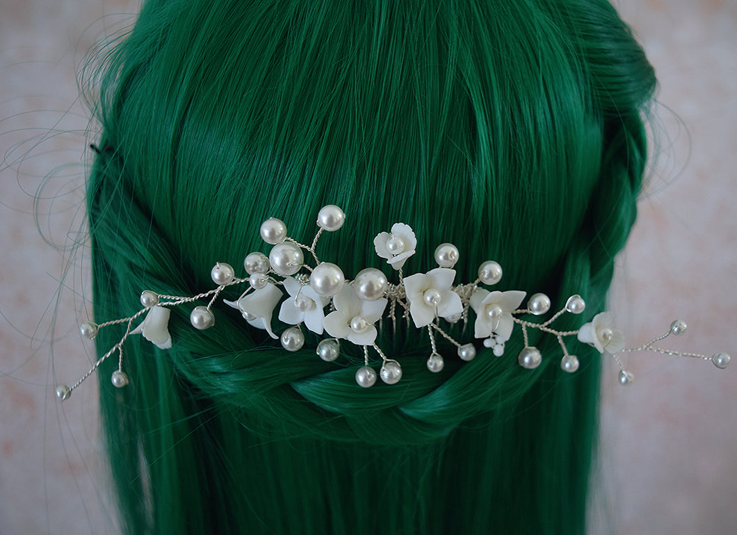 Julieta Flower Haircomb