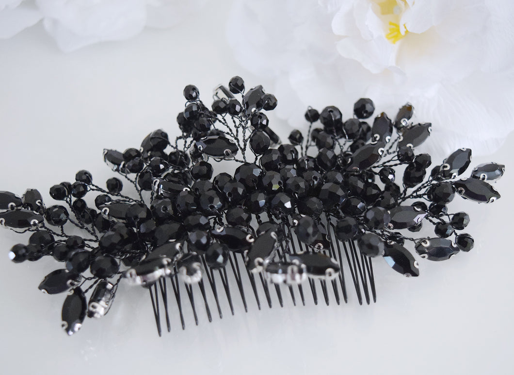 Onyx Hair Comb